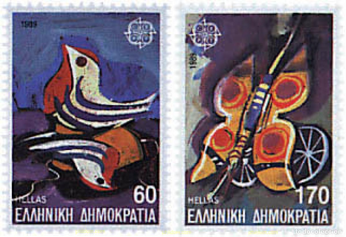 Francobolli: 78064 MNH GRECIA 1989 EUROPA CEPT. TRANSPORTE Y MEDIOS DE COMUNICACION
