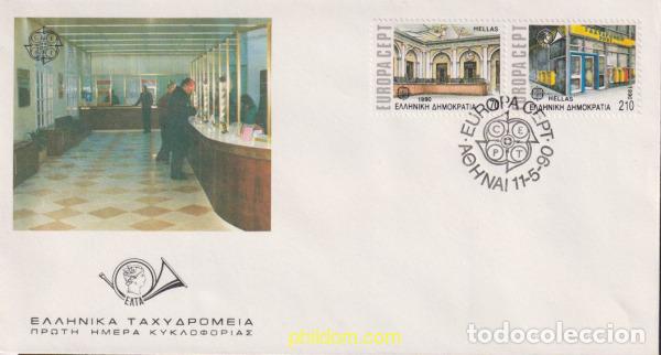 Sellos: 24226 MNH GRECIA 1990 EUROPA CEPT. OFICINAS POSTALES