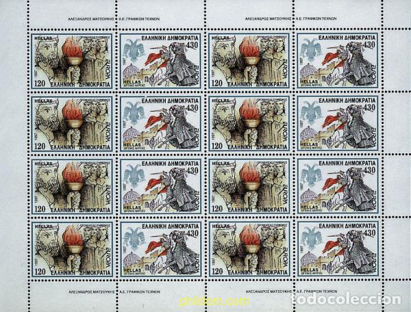 Sellos: 8760 MNH GRECIA 1997 EUROPA CEPT. CUENTOS Y LEYENDAS