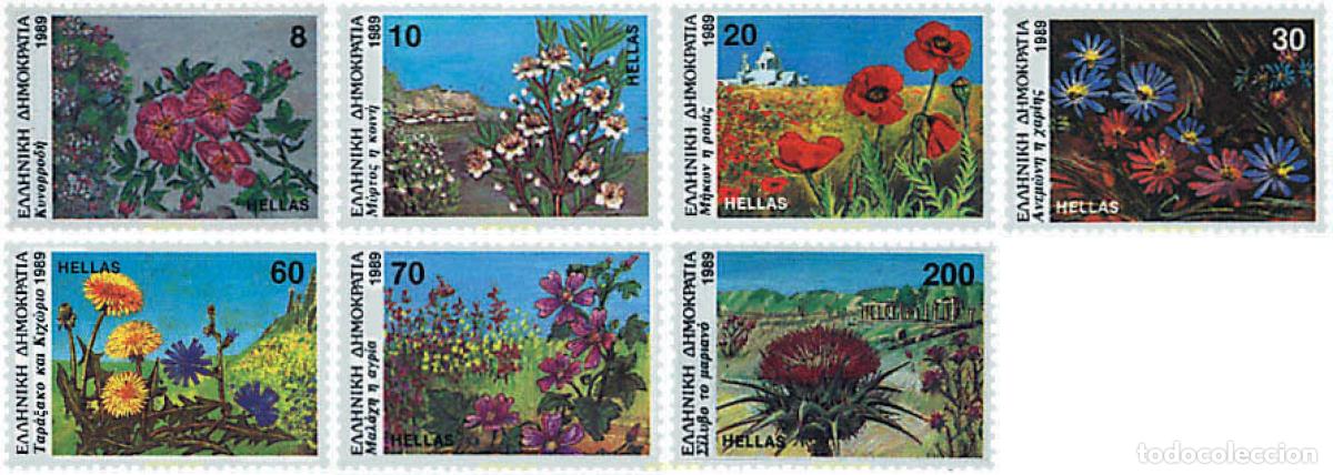 Sellos: 91692 MNH GRECIA 1989 FLORES SILVESTRES