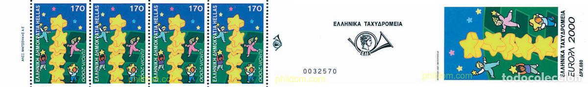Sellos: 2310 MNH GRECIA 2000 EUROPA CEPT. CONSTRUCCION EUROPEA
