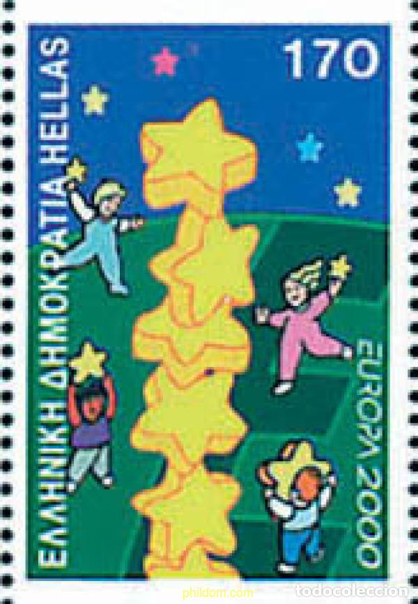 Sellos: 25809 MNH GRECIA 2000 EUROPA CEPT. CONSTRUCCION EUROPEA