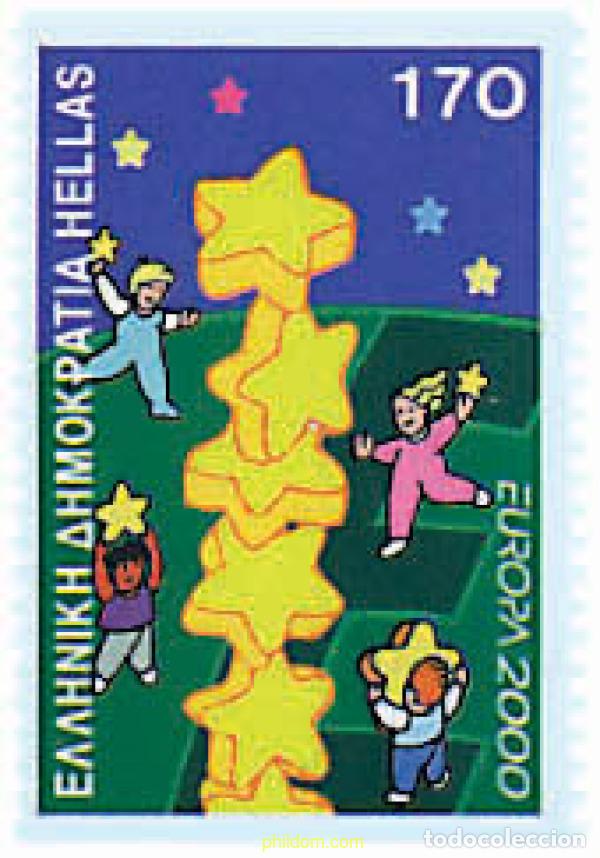 Sellos: 77293 MNH GRECIA 2000 EUROPA CEPT. CONSTRUCCION EUROPEA