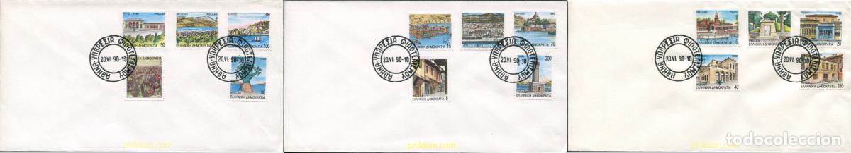 Sellos: 601505 MNH GRECIA 1990 CIUDADES