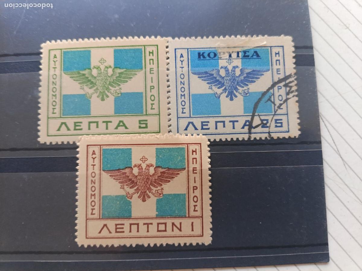 Sellos: Grecia. Epiro. 1914. Escudo de Epiro