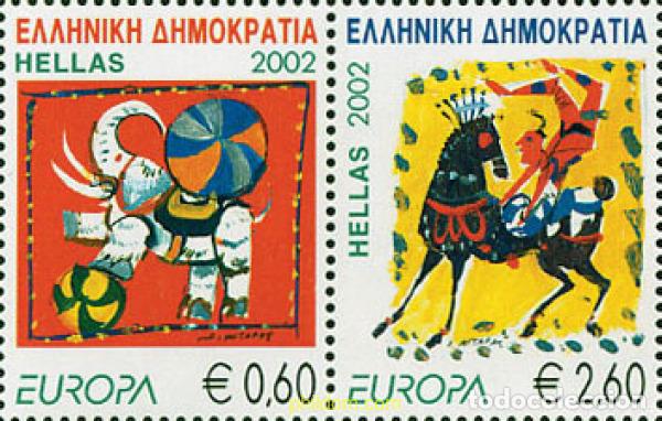 Sellos: 105550 MNH GRECIA 2002 EUROPA CEPT 2002 - EL CIRCO