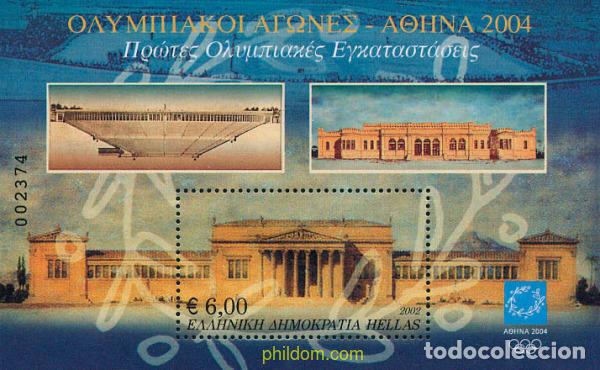 Sellos: 110634 MNH GRECIA 2002 28 JUEGOS OLIMPICOS DE VERANO ATENAS 2004