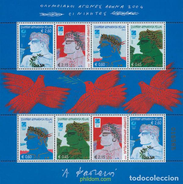 Sellos: 110631 MNH GRECIA 2002 28 JUEGOS OLIMPICOS DE VERANO ATENAS 2004