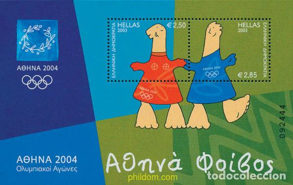 Sellos: 321098 MNH GRECIA 2003 28 JUEGOS OLIMPICOS DE VERANO ATENAS 2004