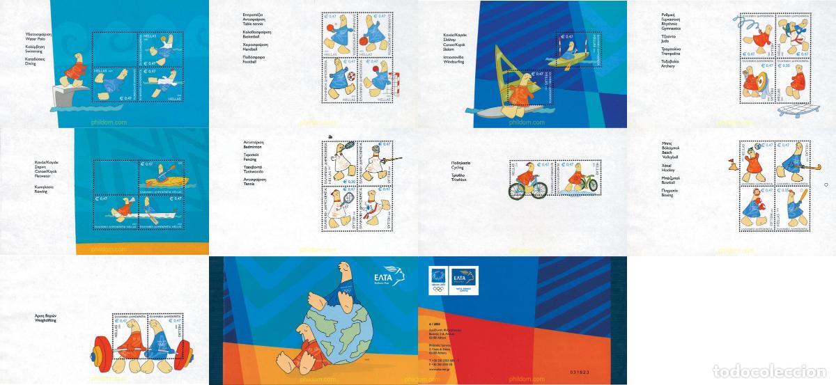 Sellos: 134872 MNH GRECIA 2003 28 JUEGOS OLIMPICOS DE VERANO ATENAS 2004