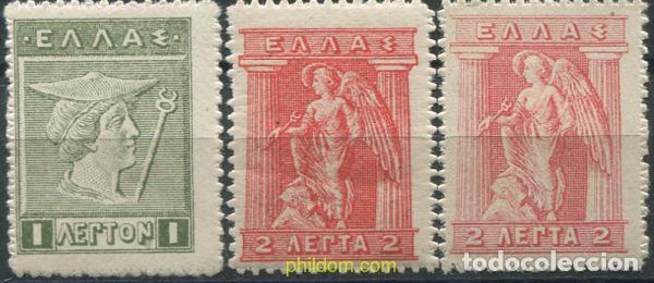 Sellos: 667760 HINGED GRECIA 1911 MERCURIO E IRIS