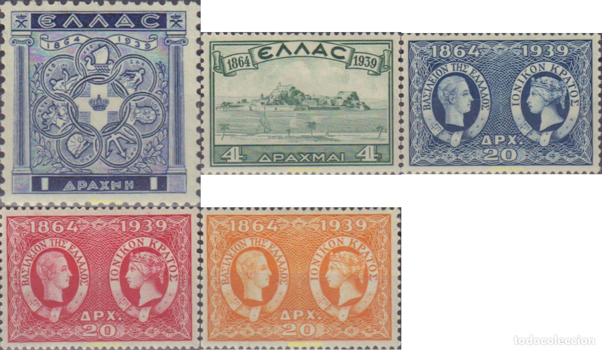 Sellos: 585361 HINGED GRECIA 1939 PERSONAJES DE LEYENDA