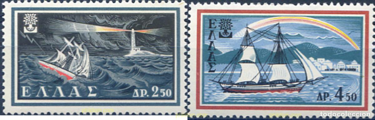 Sellos: 132552 MNH GRECIA 1960 A&Ntilde;O MUNDIAL DEL REFUGIADO