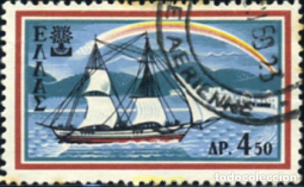 Sellos: 356168 USED GRECIA 1960 A&Ntilde;O MUNDIAL DEL REFUGIADO
