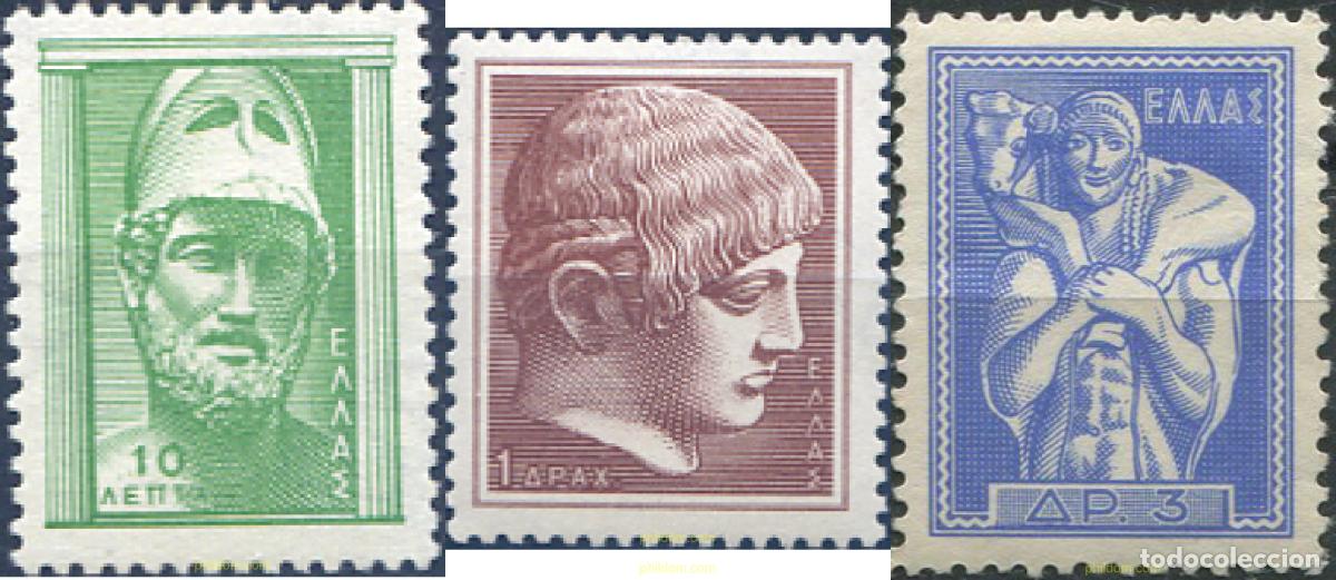 Sellos: 668057 HINGED GRECIA 1958 ARTE ANTIGUO