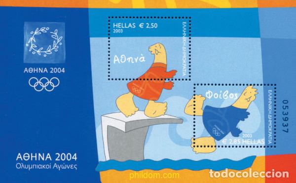 Sellos: 133165 MNH GRECIA 2003 28 JUEGOS OLIMPICOS DE VERANO ATENAS 2004