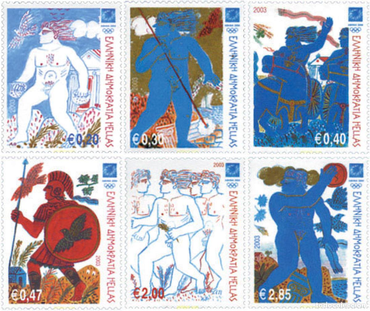 Sellos: 137900 MNH GRECIA 2003 28 JUEGOS OLIMPICOS DE VERANO ATENAS 2004