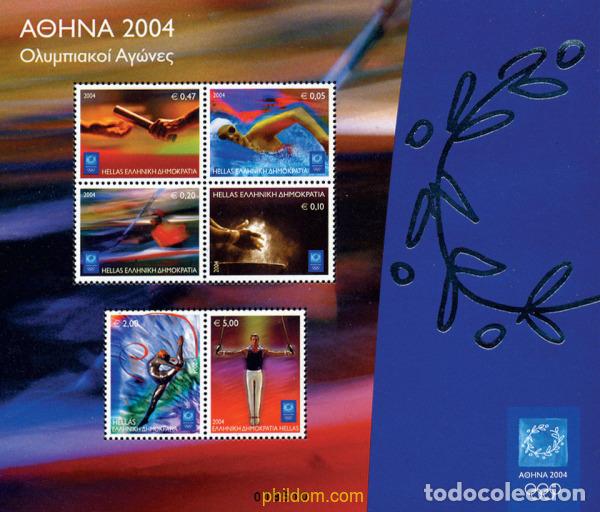 Sellos: 139769 MNH GRECIA 2004 28 JUEGOS OLIMPICOS DE VERANO ATENAS 2004