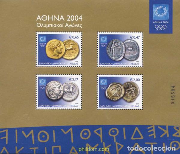 Sellos: 141814 MNH GRECIA 2004 28 JUEGOS OLIMPICOS DE VERANO ATENAS 2004