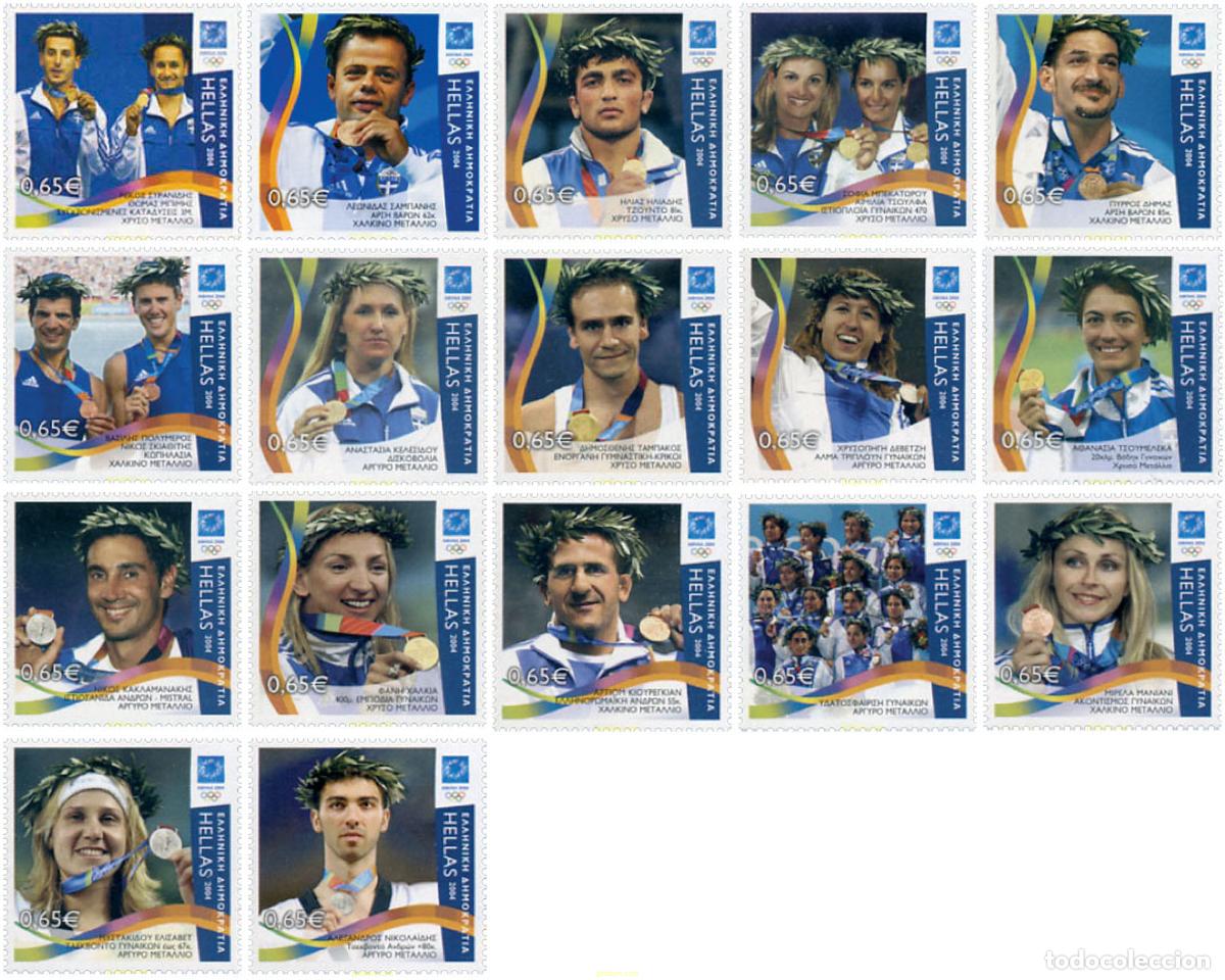 Sellos: 145147 MNH GRECIA 2004 28 JUEGOS OLIMPICOS DE VERANO ATENAS 2004