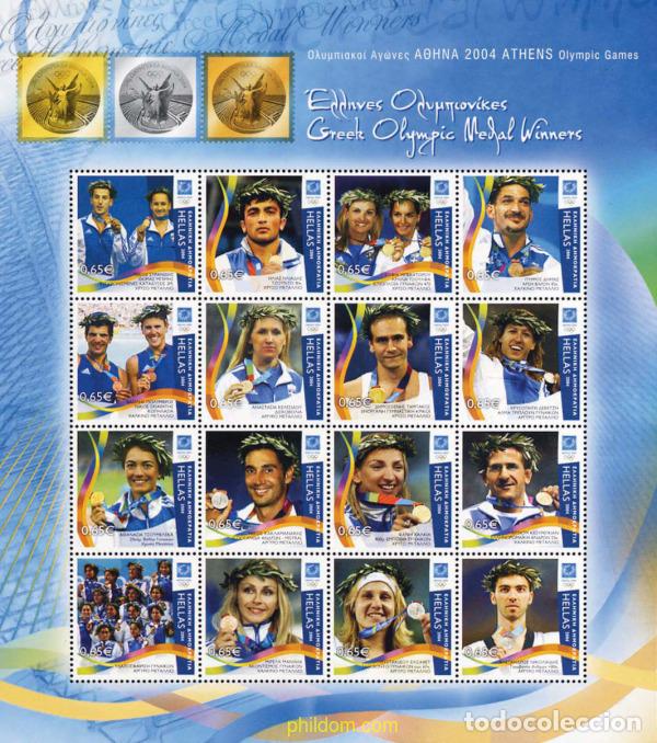 Sellos: 148468 MNH GRECIA 2004 28 JUEGOS OLIMPICOS DE VERANO ATENAS 2004