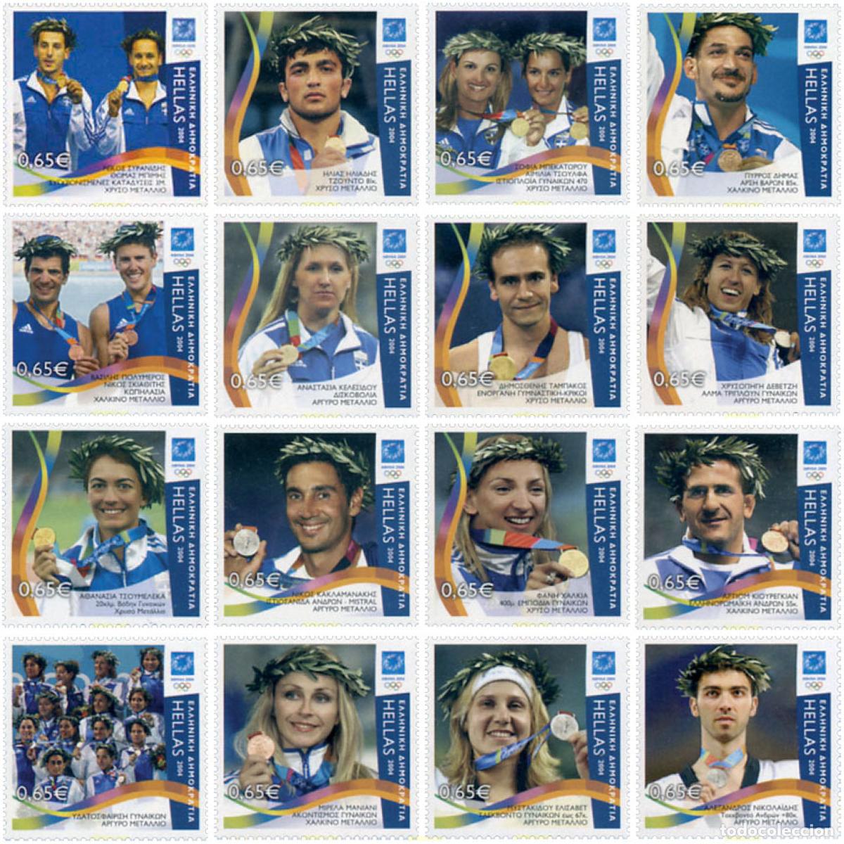 Sellos: 320073 MNH GRECIA 2004 28 JUEGOS OLIMPICOS DE VERANO ATENAS 2004