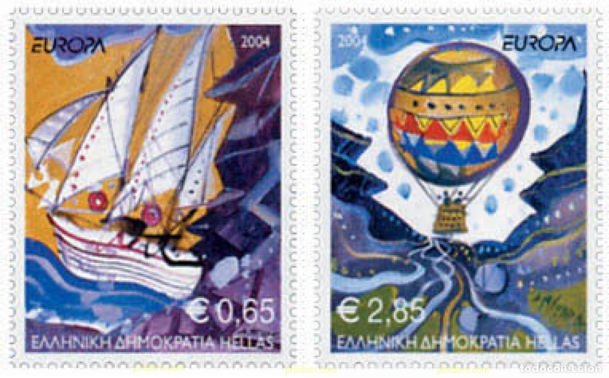 Sellos: 145635 MNH GRECIA 2004 EUROPA CEPT. VACACIONES