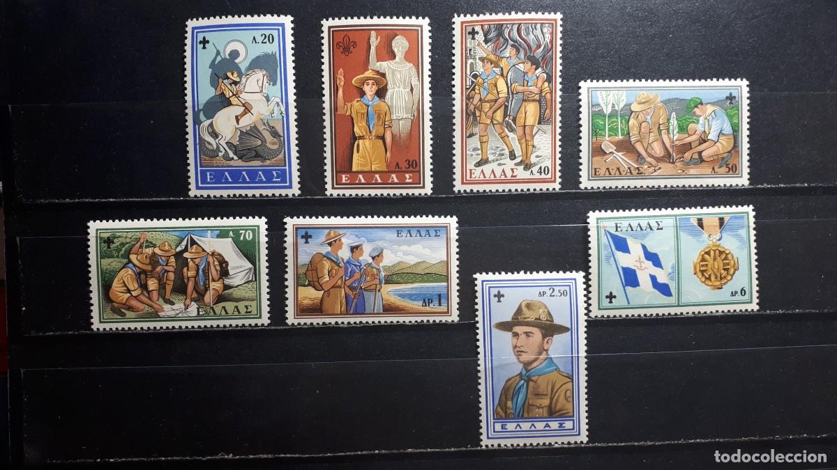 Sellos: GRECIA. A&Ntilde;O 1960. **. YVERT 705/12