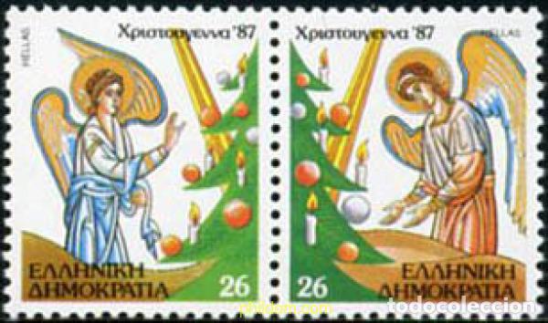 Sellos: 147578 MNH GRECIA 1987 NAVIDAD