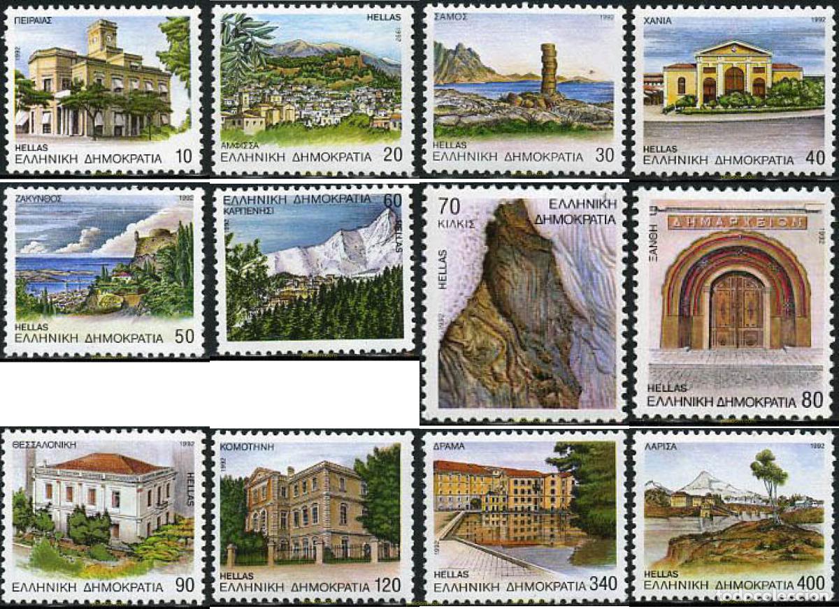 Sellos: 147766 MNH GRECIA 1992 PAISAJES