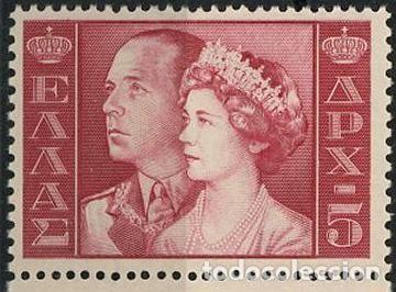 Sellos: SELLO** GRECIA 1956, YT 634