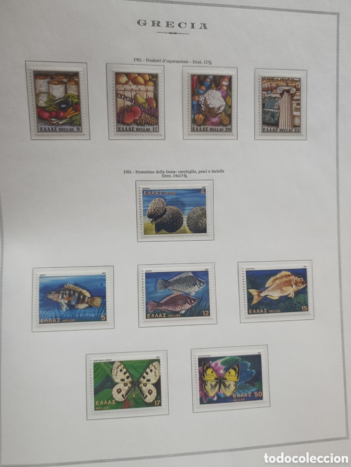 Sellos: Pagina completa sellos de grecia.