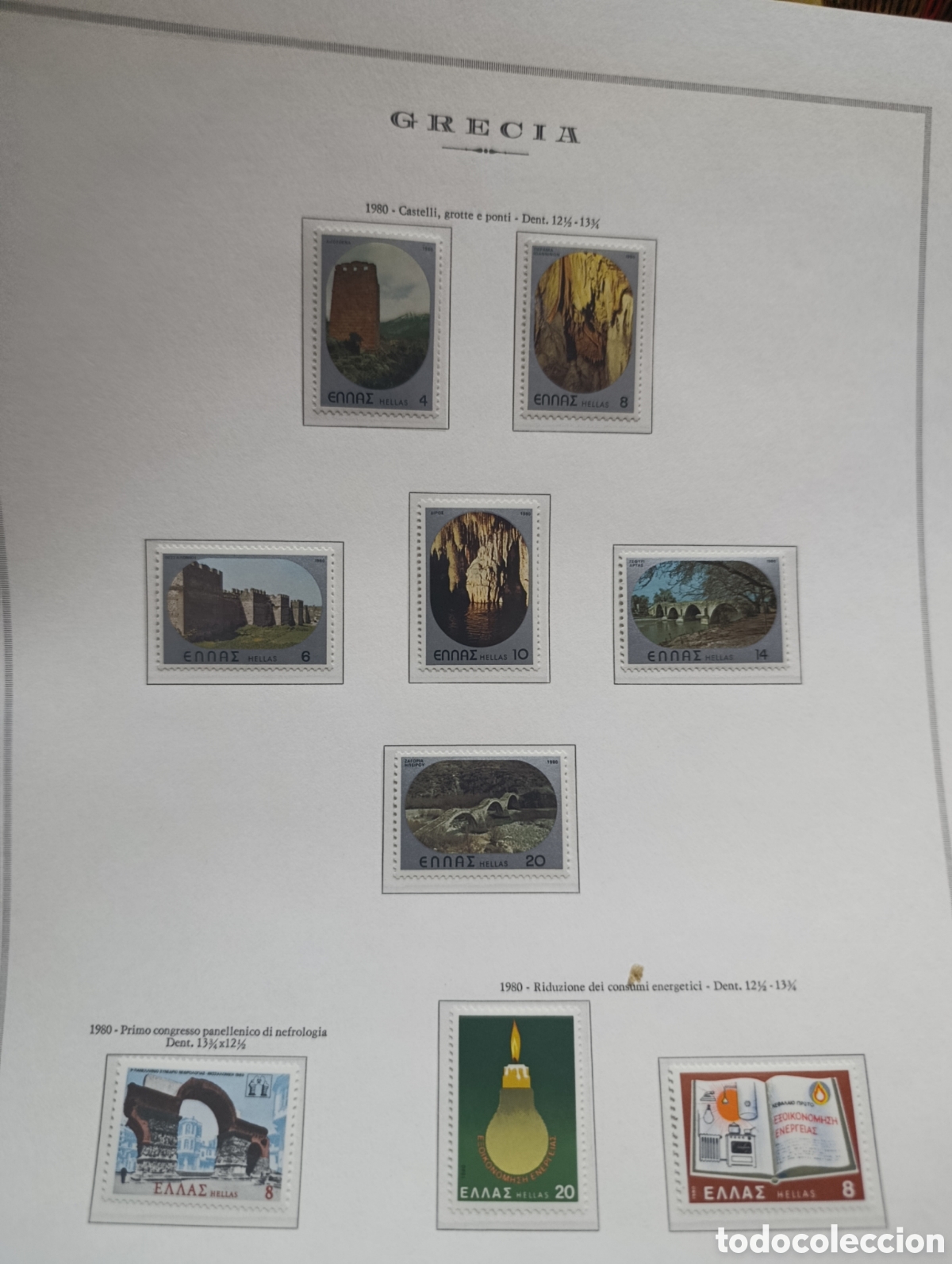 Sellos: Pagina completa de sellos de grecia.