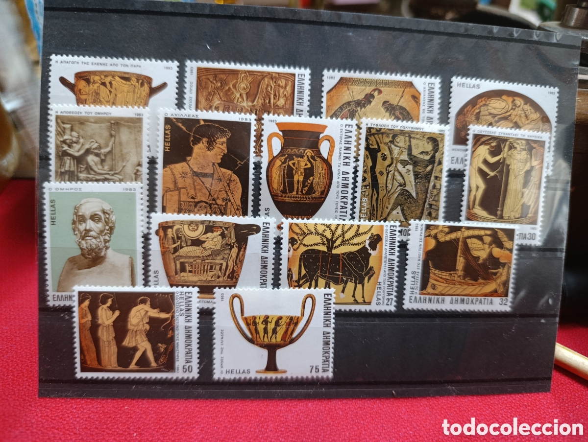 Sellos: Serie completa de grecia. - Foto 1
