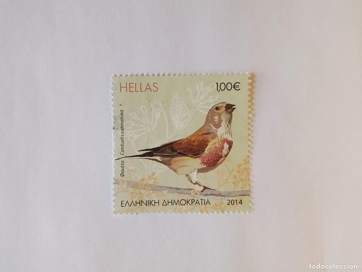 Sellos: A&Ntilde;O 20014 GRECIA SELLO USADO
