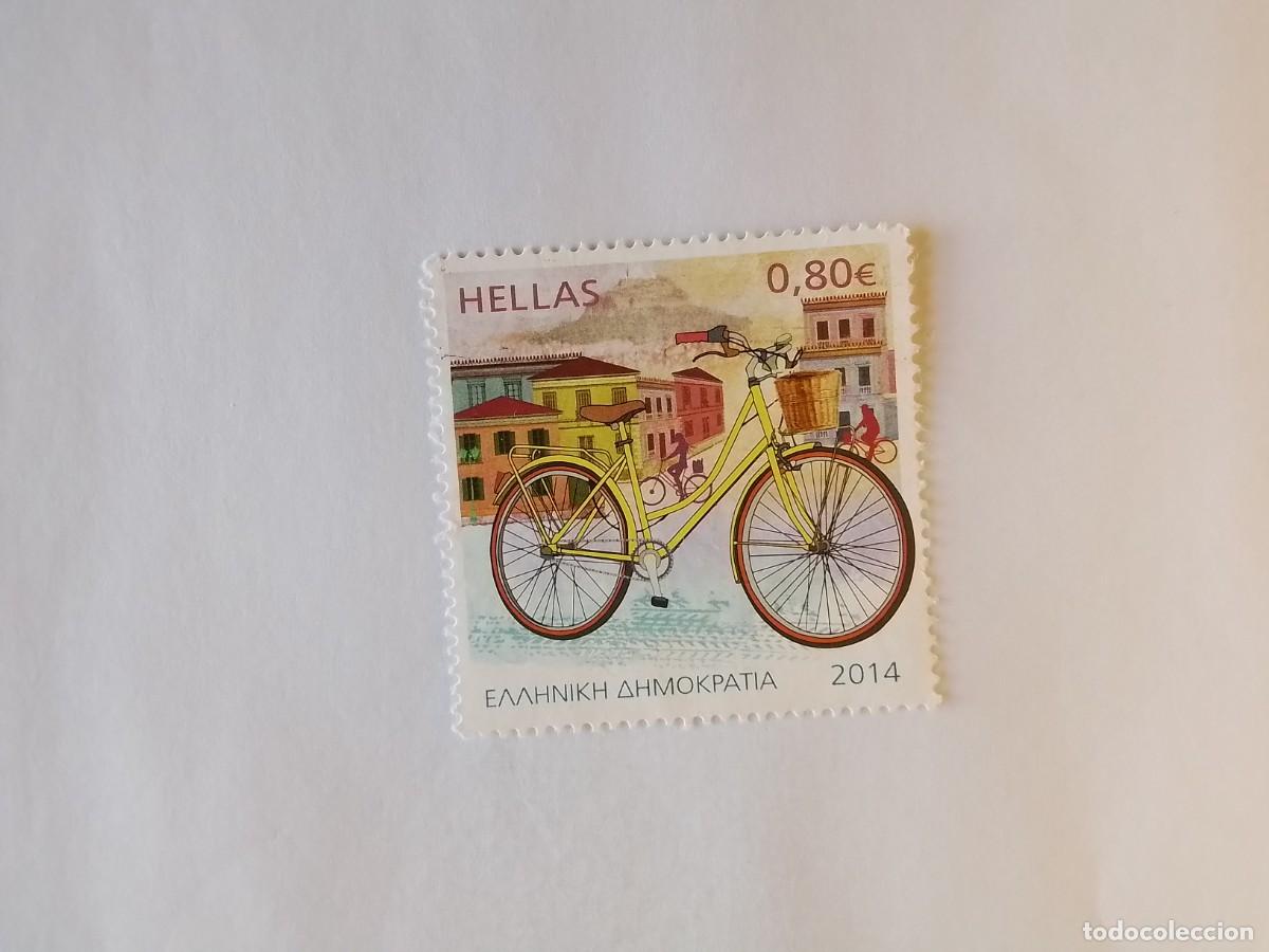 Timbres: A&Ntilde;O 2014 GRECIA SELLO USADO