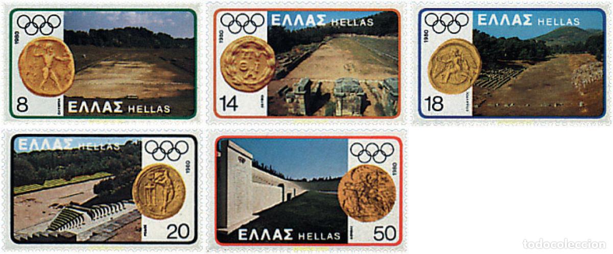 Sellos: 66017 MNH GRECIA 1980 22 JUEGOS OLIMPICOS VERANO MOSCU 1980