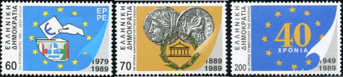 Sellos: 795560 MNH GRECIA 1989 ANIVERSARIOS Y ACONTECIMIENTOS