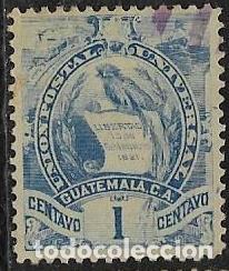 Sellos: GUATEMALA YVERT 32 - Foto 1