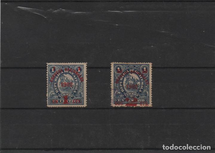 Sellos: Serie completa usada de Guatemala de 1902 - Foto 1