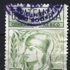Sellos: GUATEMALA 1969 - 7º CENT. DEL NACIMIENTO DE DANTE ALIGHIERI, AÉREO - USADO. Lote 304468848