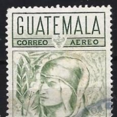 Sellos: GUATEMALA 1969 - 7º CENT. DEL NACIMIENTO DE DANTE ALIGHIERI, AÉREO - USADO. Lote 304468903