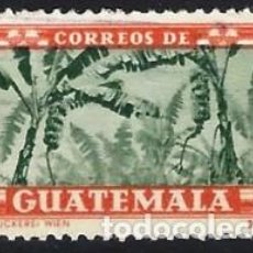 Sellos: GUATEMALA 1950 - TURISMO, PALMERAS - USADO. Lote 310510433