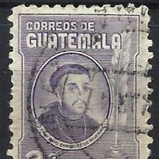 Sellos: GUATEMALA 1945 - ARZOBISPO PAYO ENRÍQUEZ DE RIVERA - USADO. Lote 310510863