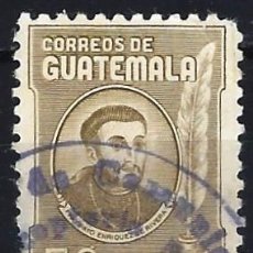 Sellos: GUATEMALA 1963 - ARZOBISPO PAYO ENRÍQUEZ DE RIVERA, AÉREO - USADO. Lote 310510903