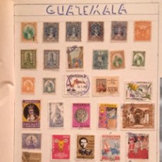 Sellos: HOJA 39 SELLOS GUATEMALA AÑOS 1930-70.