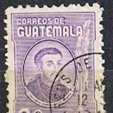 Sellos: GUATEMALA Nº 328 (AÑO 1945), ARZOBISPO PAYO ENRÍQUEZ DE RIVERA, NACIDO EN AVILA EN EL SIGLO X, USADO. Lote 356461150
