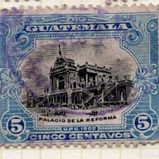 Sellos: GUATEMALA 1902 , STAMP , MICHEL GT 113B. Lote 389840229
