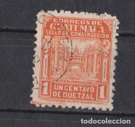 Sellos: GUATEMALA 1943 EDIFICIO PALACIO COMUNICACIONES IMPUESTOS POSTALES - Foto 1