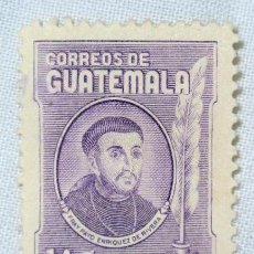 Sellos: SELLO POSTAL ANTIGUO GUATEMALA 1952 1/2 C OBISPO Y ARZOBISPO PAYO ENRIQUEZ DE RIVERA - CONMEMORATIVO